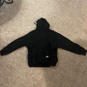 Black Nike Hoodie Sweatshirt Size M